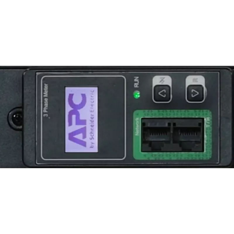 APC Easy Rack PDU, matuojamas, 0U, 3 fazių, 11kW, 230V, 16A, 21 x C13 ir 3 x C19 lizdai, IEC60309 3P+N+PE įvadas