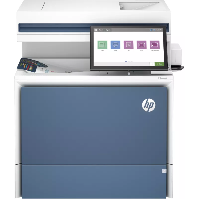 HP Color LaserJet Enterprise Flow MFP 5800zf spausdintuvas, lazerinis, spalvotas spausdinimas, 1200 x 1200 DPI, A4, tiesioginis spausdinimas, baltas
