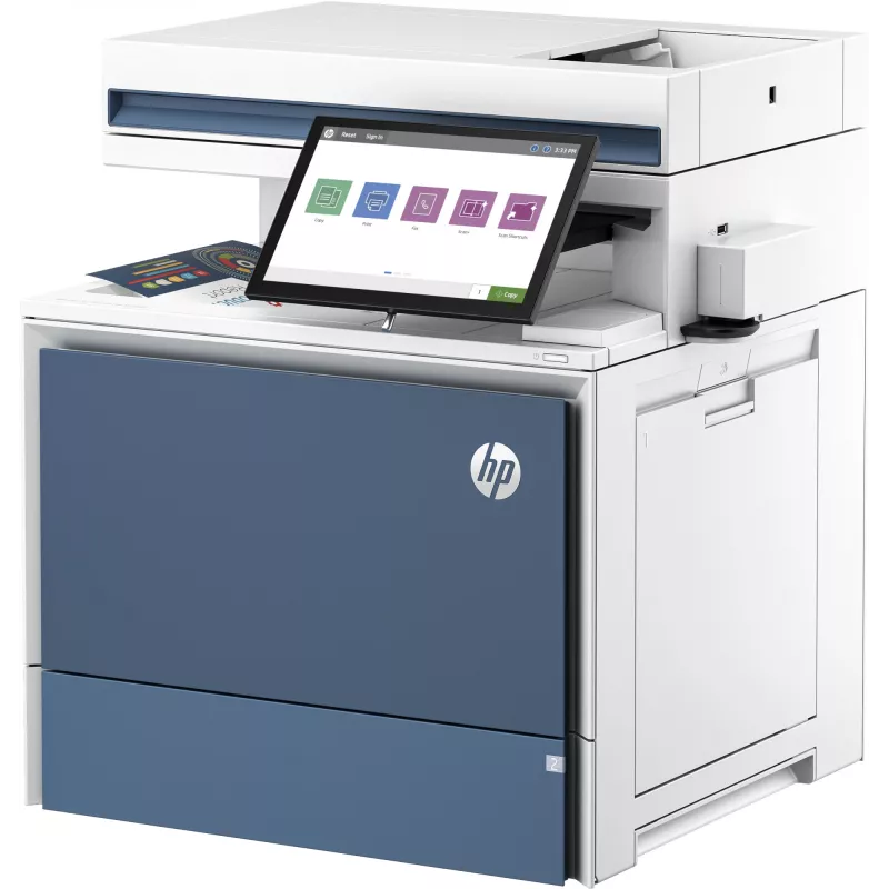 HP Color LaserJet Enterprise Flow MFP 5800zf spausdintuvas, lazerinis, spalvotas spausdinimas, 1200 x 1200 DPI, A4, tiesioginis spausdinimas, baltas