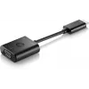 HP HDMI į VGA adapteris, 0,045 m, HDMI, VGA (D-Sub), vyriška, moteriška, juoda