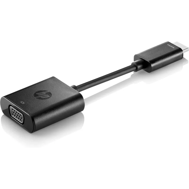 HP HDMI į VGA adapteris, 0,045 m, HDMI, VGA (D-Sub), vyriška, moteriška, juoda