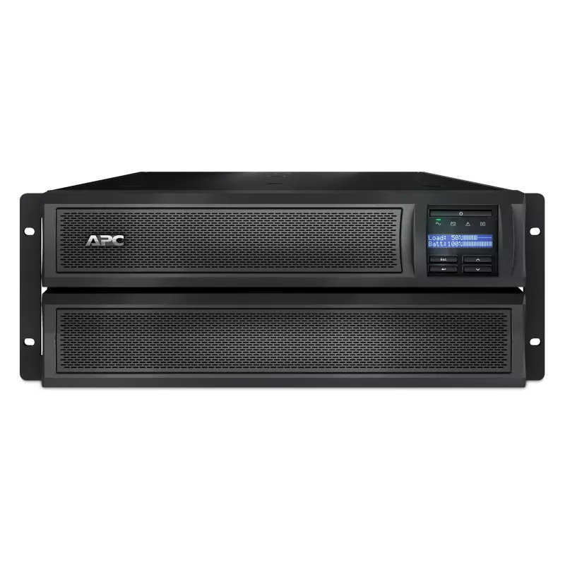 APC Smart-UPS X SMX3000HV - 3000VA, 8x C13 + 2x C19 lizdai, USB, praplečiamas veikimo laikas, mažas gylis