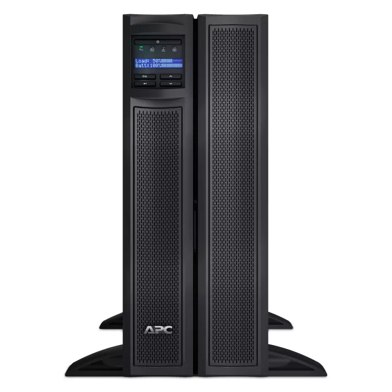 APC Smart-UPS X SMX3000HVNC - 3000VA, 8x C13 + 2x C19 lizdai, USB, praplečiamas veikimo laikas, mažas gylis, NMC