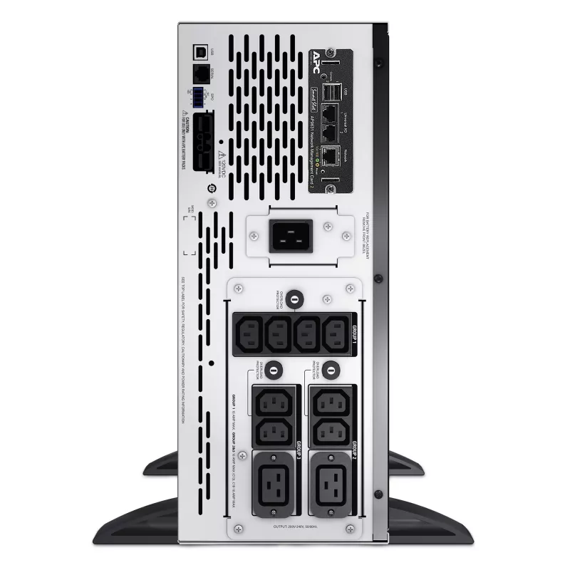 APC Smart-UPS X SMX3000HVNC - 3000VA, 8x C13 + 2x C19 lizdai, USB, praplečiamas veikimo laikas, mažas gylis, NMC