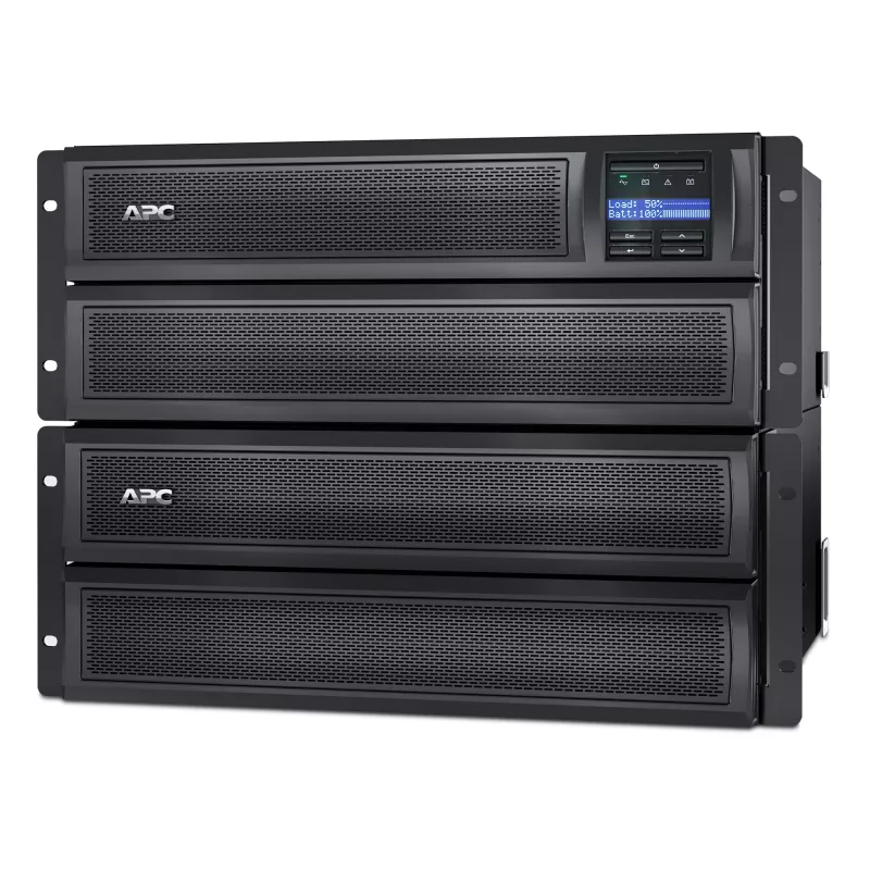APC Smart-UPS X SMX3000HVNC - 3000VA, 8x C13 + 2x C19 lizdai, USB, praplečiamas veikimo laikas, mažas gylis, NMC
