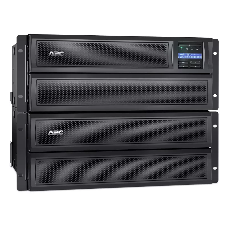APC Smart-UPS X SMX3000HVNC - 3000VA, 8x C13 + 2x C19 lizdai, USB, praplečiamas veikimo laikas, mažas gylis, NMC