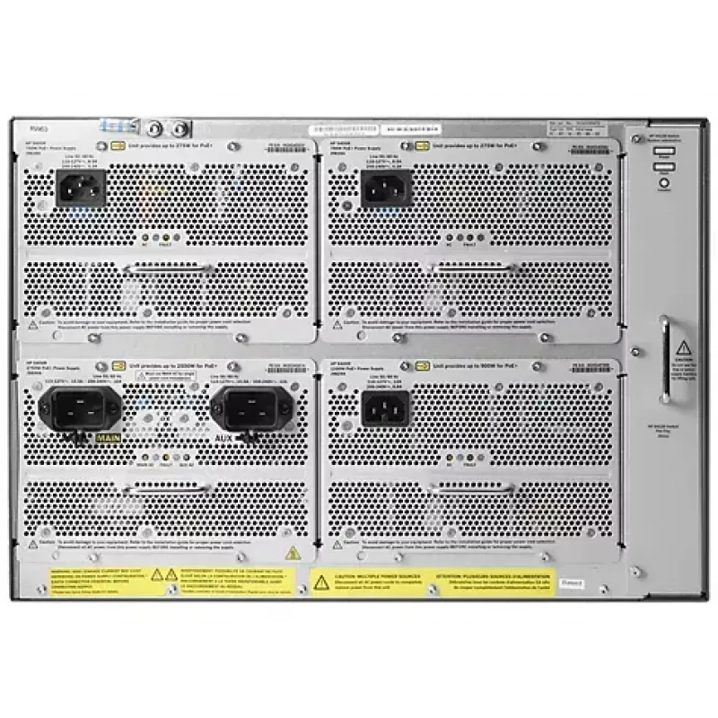 HP 5412R zl2 tinklo korpusas stovo montavimui su 12 modulių lizdų, palaiko iki 96 10GbE arba 288 10/100/1000 prievadų (J9822A)