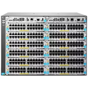 HP 5412R zl2 tinklo korpusas stovo montavimui su 12 modulių lizdų, palaiko iki 96 10GbE arba 288 10/100/1000 prievadų (J9822A)