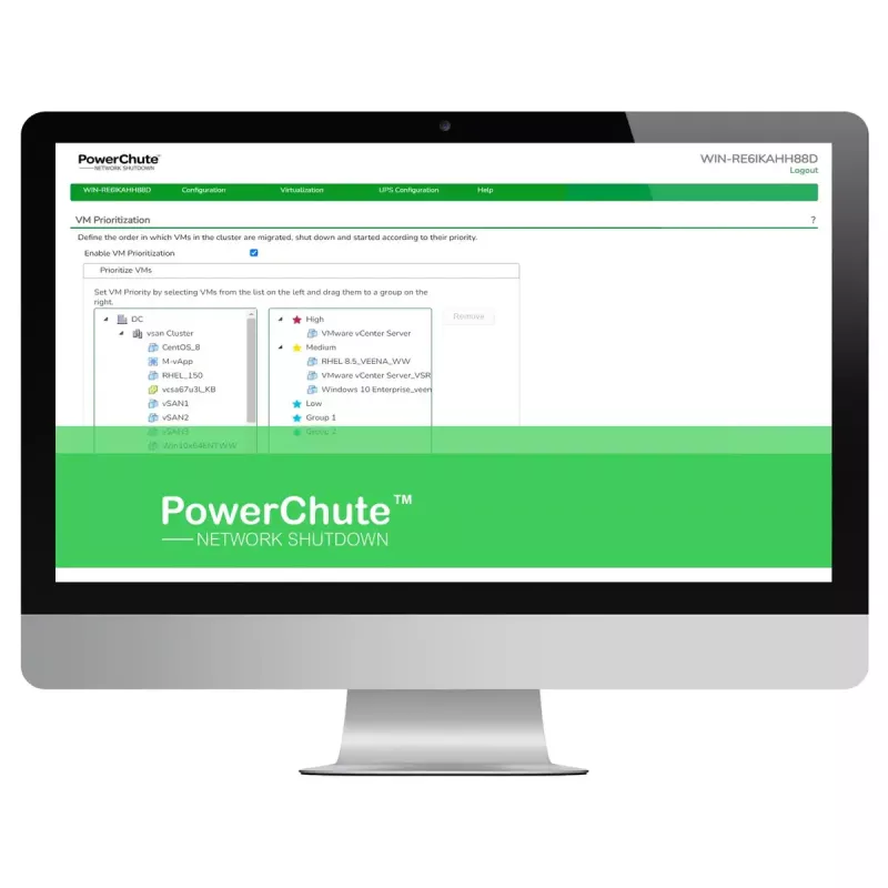 APC Smart-UPS On-Line, 5 kVA, montuojamas į stelažą 3U, 230 V, 6x C13 + 4x C19 IEC lizdai, tinklo plokštė, prailginta veikimo trukmė, su bėgeliais, 6 metų garantija