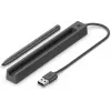 HP plonas įkraunamo rašiklio įkroviklis, Vidinis, USB, 0,15 m, Juoda