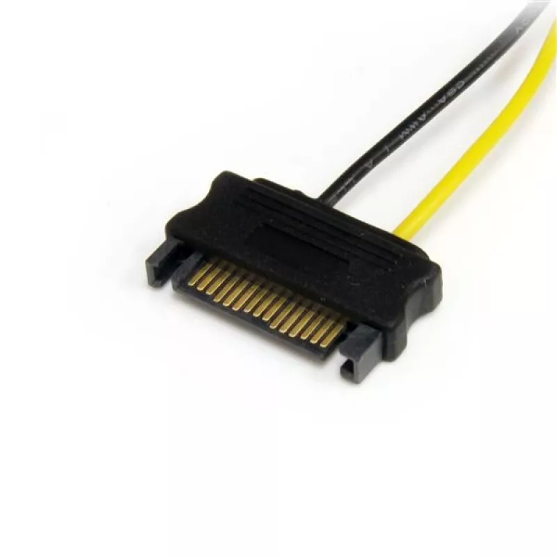 StarTech.com 6 colių SATA maitinimo į 6 kontaktų PCI Express vaizdo plokštės maitinimo kabelio adapteris