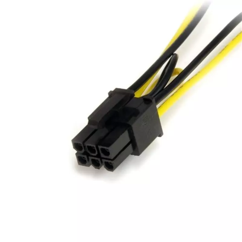 StarTech.com 6 colių SATA maitinimo į 6 kontaktų PCI Express vaizdo plokštės maitinimo kabelio adapteris