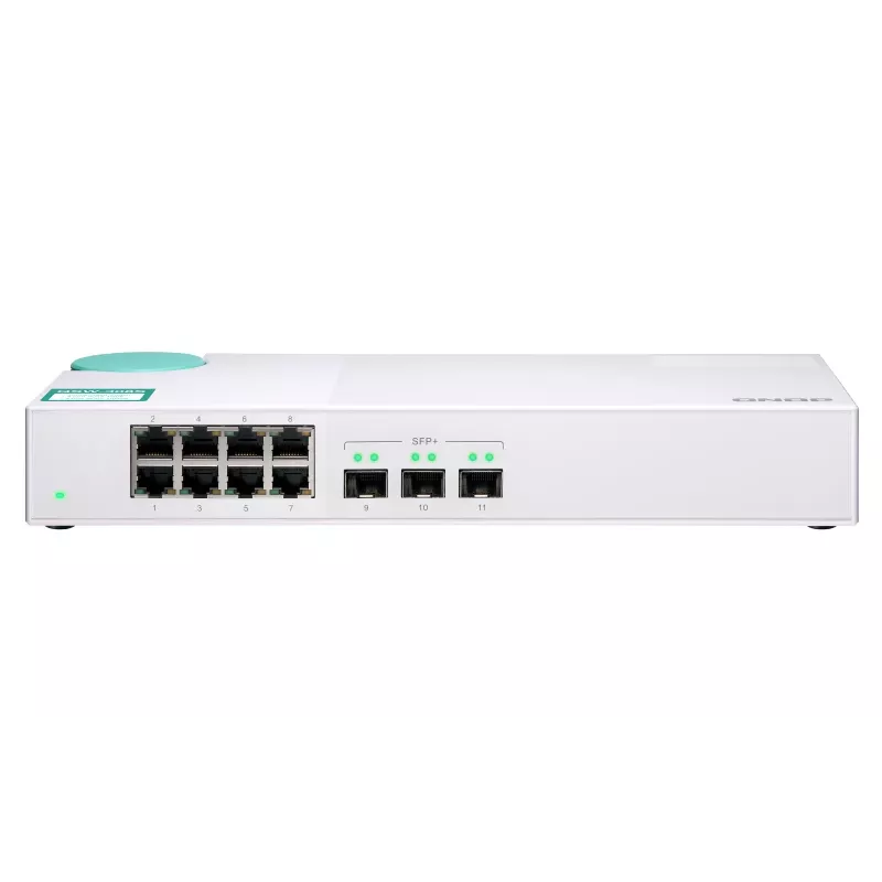 QNAP QSW-308S tinklo komutatorius Nevaldomas Gigabitas Ethernet (10/100/1000) Balta