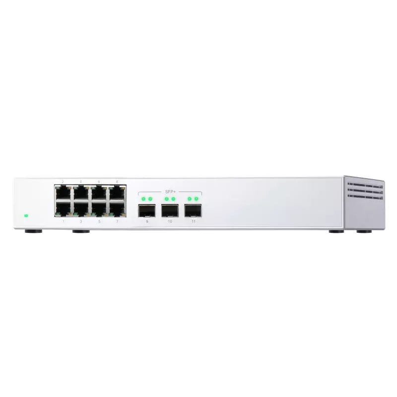 QNAP QSW-308S tinklo komutatorius Nevaldomas Gigabitas Ethernet (10/100/1000) Balta
