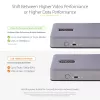 StarTech.com DK31C3MNCRUE nešiojamojo kompiuterio dokas / prievadų replikatorius Laidinis USB 3.2 Gen 2 (3.1 Gen 2) Type-C