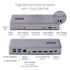 StarTech.com DK31C3MNCRUE nešiojamojo kompiuterio dokas / prievadų replikatorius Laidinis USB 3.2 Gen 2 (3.1 Gen 2) Type-C