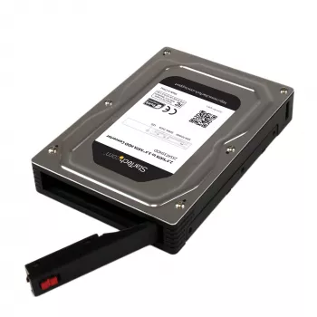 StarTech.com 2,5 col. į 3,5 col. SATA aliuminis kietojo disko adapterio korpusas su SSD / HDD iki 12,5 mm aukščio