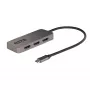 StarTech.com 3 prievadų USB-C MST šakotuvas – USB Type-C į 3x HDMI kelių monitorių adapteris nešiojamam kompiuteriui – Trigubas HDMI iki 4K 60Hz su DP 1.4 Alt Mode ir DSC – HDR – 30 cm laidas – Tik Windows