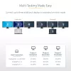 StarTech.com 3 prievadų USB-C MST šakotuvas – USB Type-C į 3x HDMI kelių monitorių adapteris nešiojamam kompiuteriui – Trigubas HDMI iki 4K 60Hz su DP 1.4 Alt Mode ir DSC – HDR – 30 cm laidas – Tik Windows