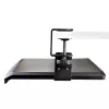 StarTech.com po stalu montuojamas klaviatūros dėklas, prispaudžiamas ergonominis klaviatūros laikiklis, iki 12 kg (26,5 svaro), stumdomas klaviatūros ir pelės stalčius su C formos spaustukais, aukščio reguliuojamas klaviatūros dėklas (3,9/4,7/5,5 col.)