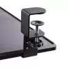 StarTech.com po stalu montuojamas klaviatūros dėklas, prispaudžiamas ergonominis klaviatūros laikiklis, iki 12 kg (26,5 svaro), stumdomas klaviatūros ir pelės stalčius su C formos spaustukais, aukščio reguliuojamas klaviatūros dėklas (3,9/4,7/5,5 col.)