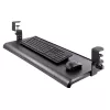 StarTech.com po stalu montuojamas klaviatūros dėklas, prispaudžiamas ergonominis klaviatūros laikiklis, iki 12 kg (26,5 svaro), stumdomas klaviatūros ir pelės stalčius su C formos spaustukais, aukščio reguliuojamas klaviatūros dėklas (3,9/4,7/5,5 col.)