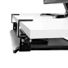 StarTech.com po stalu montuojamas klaviatūros dėklas, prispaudžiamas ergonominis klaviatūros laikiklis, iki 12 kg (26,5 svaro), stumdomas klaviatūros ir pelės stalčius su C formos spaustukais, aukščio reguliuojamas klaviatūros dėklas (3,9/4,7/5,5 col.)