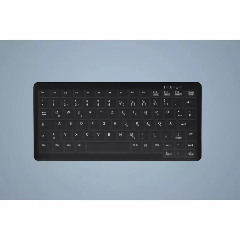 Contour Design Active Key AK-C4110 klaviatūra Pramoninė USB Vokiška Juoda