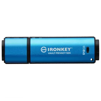 Kingston Technology IronKey 512 GB USB-C Vault Privacy 50C AES-256 užšifruotas, FIPS 197