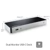 StarTech.com dviejų monitorių USB C dokinė stotelė su 60 W maitinimo tiekimu Windows nešiojamiesiems kompiuteriams - USB C į HDMI / DVI dokas - USB 3.1 Gen 1 Type C dokas su įkrovimu - suderinamas su Thunderbolt 3