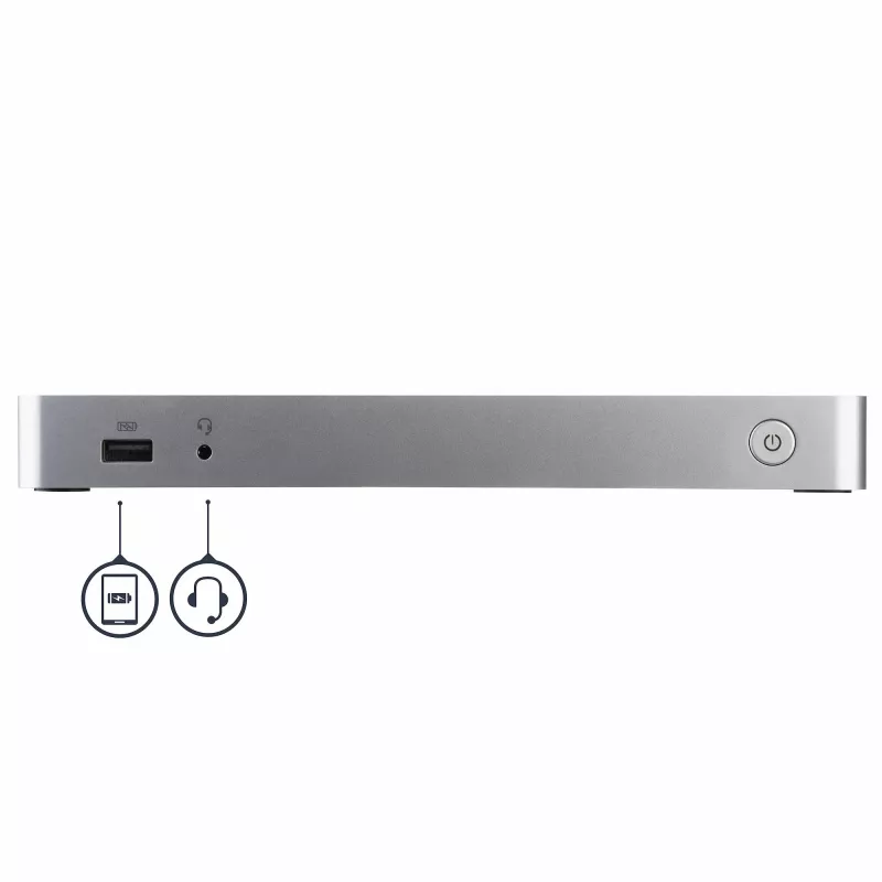 StarTech.com dviejų monitorių USB C dokinė stotelė su 60 W maitinimo tiekimu Windows nešiojamiesiems kompiuteriams - USB C į HDMI / DVI dokas - USB 3.1 Gen 1 Type C dokas su įkrovimu - suderinamas su Thunderbolt 3