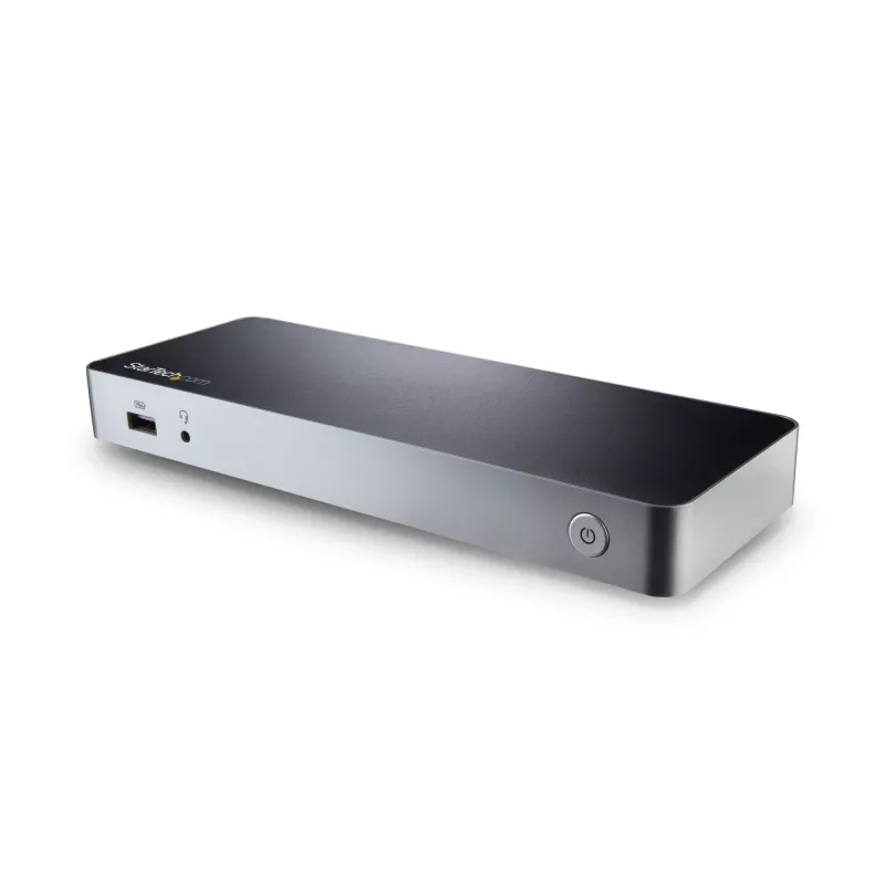 StarTech.com dviejų monitorių USB C dokinė stotelė su 60 W maitinimo tiekimu Windows nešiojamiesiems kompiuteriams - USB C į HDMI / DVI dokas - USB 3.1 Gen 1 Type C dokas su įkrovimu - suderinamas su Thunderbolt 3