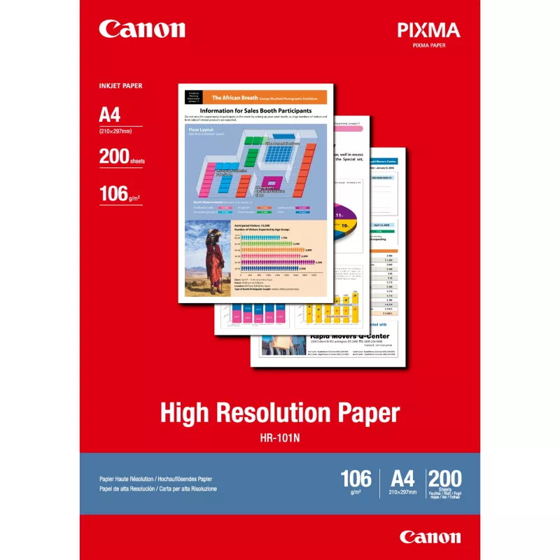 Canon HR-101N didelės raiškos popierius A4 - 200 lapų