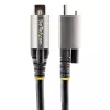 StarTech.com 3ft (1m) Viršutinio varžto užrakinamas USB C laidas 10 Gbps - USB 3.1/3.2 Gen 2 Type-C laidas - 100W (5A) Power Delivery įkrovimas, DP Alt Mode - Viengubas varžto užraktas, USB-C laidas įkrovimui/sinchronizavimui