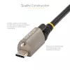 StarTech.com 3ft (1m) Viršutinio varžto užrakinamas USB C laidas 10 Gbps - USB 3.1/3.2 Gen 2 Type-C laidas - 100W (5A) Power Delivery įkrovimas, DP Alt Mode - Viengubas varžto užraktas, USB-C laidas įkrovimui/sinchronizavimui