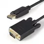 StarTech.com 3 pėdų (1 m) DisplayPort į VGA laidas – aktyvus DisplayPort į VGA adapterio laidas – 1080p vaizdo – DP į VGA monitoriaus laidas – DP 1.2 į VGA keitiklis – fiksuojama DP jungtis