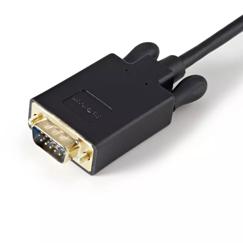 StarTech.com 3 pėdų (1 m) DisplayPort į VGA laidas – aktyvus DisplayPort į VGA adapterio laidas – 1080p vaizdo – DP į VGA monitoriaus laidas – DP 1.2 į VGA keitiklis – fiksuojama DP jungtis
