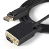 StarTech.com 3 pėdų (1 m) DisplayPort į VGA laidas – aktyvus DisplayPort į VGA adapterio laidas – 1080p vaizdo – DP į VGA monitoriaus laidas – DP 1.2 į VGA keitiklis – fiksuojama DP jungtis
