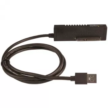 StarTech.com SATA į USB kabelis - USB 3.1 (10 Gbps) - UASP, juoda, veiklos, maitinimo, CE, FCC, ASMedia - ASM1351, 12 V, 0–60 °C