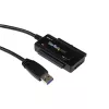 StarTech.com SATA į USB kabelis - USB 3.1 (10 Gbps) - UASP, juoda, veiklos, maitinimo, CE, FCC, ASMedia - ASM1351, 12 V, 0–60 °C
