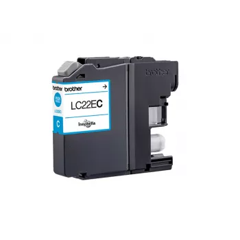 Rašalo kasetė Brother LC22EC 1 vnt. Originali Cyan