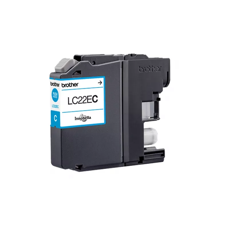 Rašalo kasetė Brother LC22EC 1 vnt. Originali Cyan