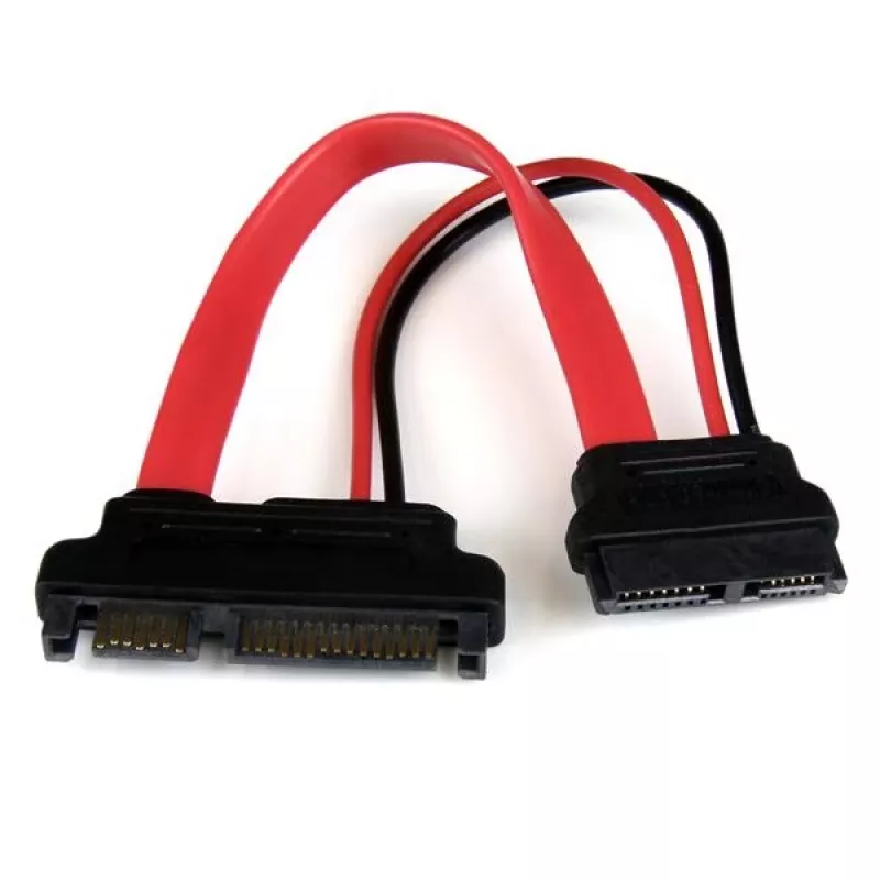 StarTech.com 6 colių plonas SATA į SATA adapteris su maitinimu – V/M