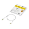 “StarTech.com” plonas 3 pėdų (1 m) HDMI 2.0 laidas, lankstus “Premium Certified HDMI” laidas su eternetu, UHD 4K 60Hz HDR10, patvari aramidinio pluošto konstrukcija su TPE apvalkalu, baltas