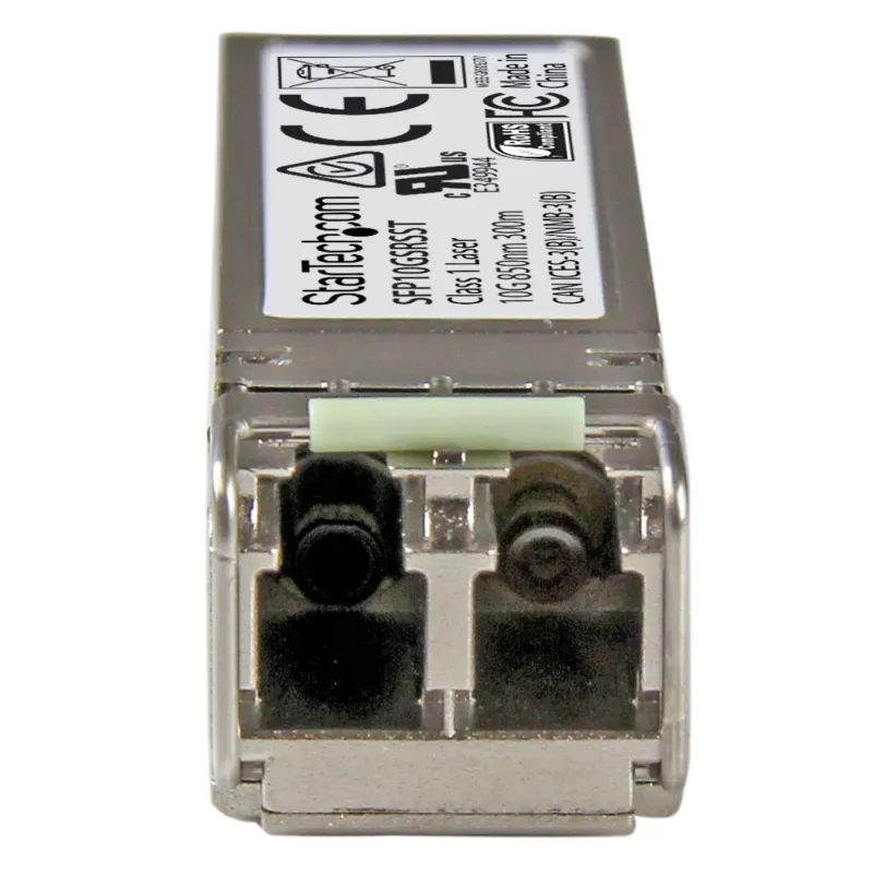 StarTech.com Cisco SFP-10G-SR-S Suderinamas SFP+ Siųstuvas-imtuvas Modulis - 10GBASE-SR~Cisco SFP-10G-SR-S Suderinamas SFP+ Modulis - 10GBASE-SR - 10GbE Daugiamodė Skaidula MMF Optinis Siųstuvas-imtuvas - 10GE Gigabitinis Ethernet SFP+ - LC 300m - 850nm - DDM Cisco Firepower, ASR9000, C9300