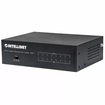 Valdomas komutatorius Intellinet 8 prievadų Gigabit Ethernet PoE+