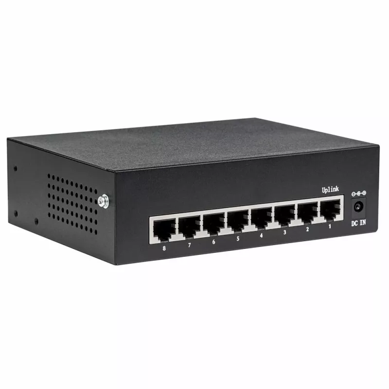 Valdomas komutatorius Intellinet 8 prievadų Gigabit Ethernet PoE+