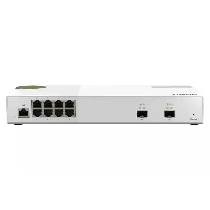 QNAP QSW-M2108-2S tinklo komutatorius Valdomas L2 2.5G Ethernet (100/1000/2500) Pilka