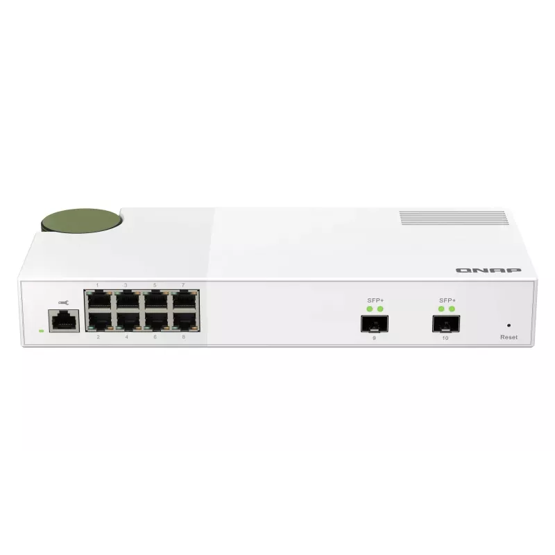 QNAP QSW-M2108-2S tinklo komutatorius Valdomas L2 2.5G Ethernet (100/1000/2500) Pilka