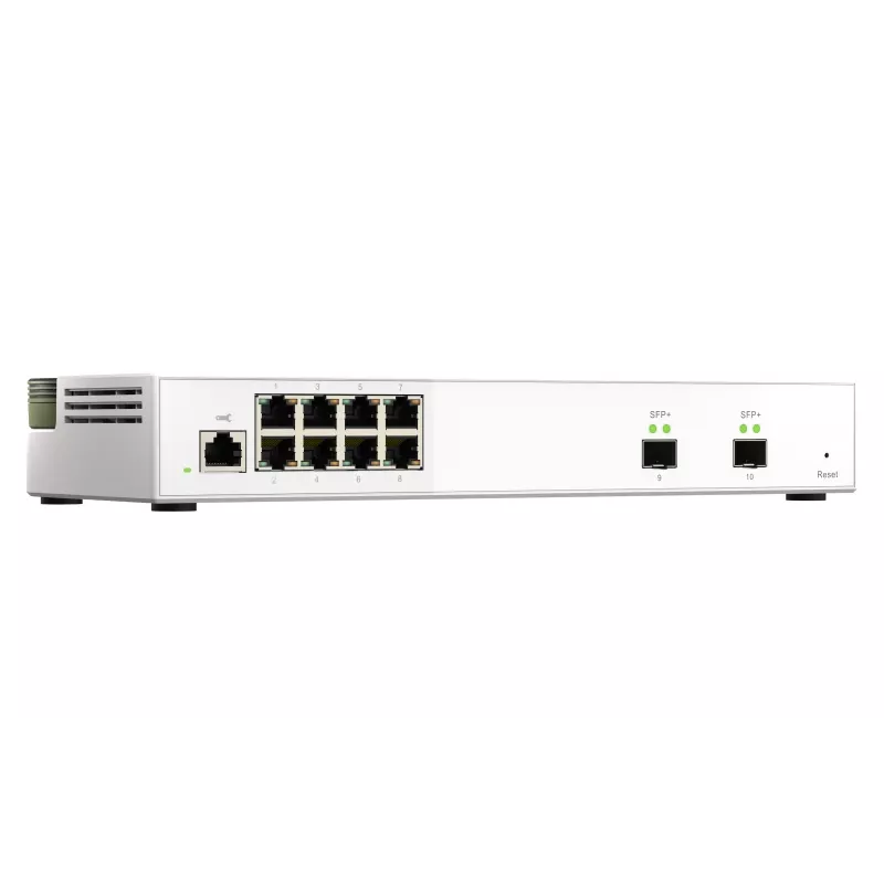 QNAP QSW-M2108-2S tinklo komutatorius Valdomas L2 2.5G Ethernet (100/1000/2500) Pilka